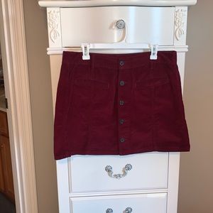 NWOT American Eagle Outfitters Maroon Skirt